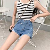 デニムショートパンツ レディース 韓国風 | ANGELCLOSET | 詳細画像7