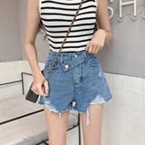 デニムショートパンツ レディース 韓国風 | ANGELCLOSET | 詳細画像8