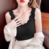 タンクトップス カップ付き リブインナー | SUNSHINE CLOSET | 詳細画像4