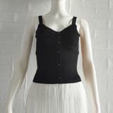 ニットキャミソール レディース ギャザー | SUNSHINE CLOSET | 詳細画像13