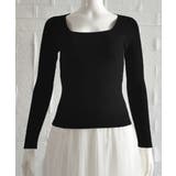 スクエアネック リブニットトップス 秋冬 | SUNSHINE CLOSET | 詳細画像10