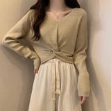 フロントツイスト ニットプルオーバー秋服 | SUNSHINE CLOSET | 詳細画像10