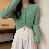 フロントツイスト ニットプルオーバー秋服 | SUNSHINE CLOSET | 詳細画像12