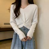 フロントツイスト ニットプルオーバー秋服 | SUNSHINE CLOSET | 詳細画像4