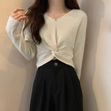 フロントツイスト ニットプルオーバー秋服 | SUNSHINE CLOSET | 詳細画像6