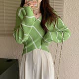 クロスニットトップス カシュクール風 | SUNSHINE CLOSET | 詳細画像7 
