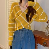 クロスニットトップス カシュクール風 | SUNSHINE CLOSET | 詳細画像8 