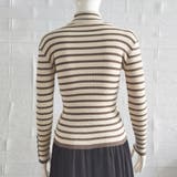 ボーダー柄ニットトップス タートルネック | SUNSHINE CLOSET | 詳細画像12 