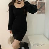 リブニットワンピース レディース 韓国風 | ANGELCLOSET | 詳細画像5 