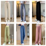 セミワイドパンツ 冷感タッチロングパンツ | SUNSHINE CLOSET | 詳細画像2 