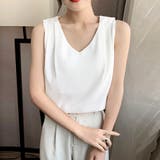 シフォンブラウス レディースタンクトップ | ANGELCLOSET | 詳細画像4