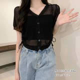 透かし編みニットカーディガン ショート丈 | ANGELCLOSET | 詳細画像9