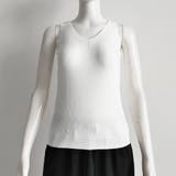 ニットタンクトップ Vネックサマーニット | SUNSHINE CLOSET | 詳細画像11