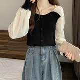 ニットブラウス 袖切り替えニットトップス | SUNSHINE CLOSET | 詳細画像10