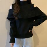 ニットトップス オフショルダーリブニット | SUNSHINE CLOSET | 詳細画像5