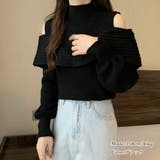 ニットトップス オフショルダーリブニット | SUNSHINE CLOSET | 詳細画像6