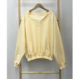 Vネック 着やせ 長袖プルオーバー 無地 | ANGELCLOSET | 詳細画像14