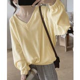 Vネック 着やせ 長袖プルオーバー 無地 | ANGELCLOSET | 詳細画像5