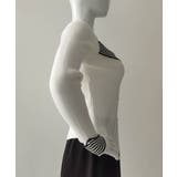 ニットトップス スクエアネック 韓国風 | SUNSHINE CLOSET | 詳細画像14 