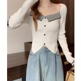 ニットトップス スクエアネック 韓国風 | SUNSHINE CLOSET | 詳細画像4 