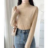 花柄ジャガードシースルートップス 韓国風 | ANGELCLOSET | 詳細画像6