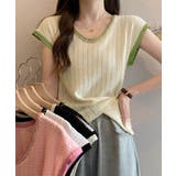 ニットTシャツ フレンチスリーブ 着回し | SUNSHINE CLOSET | 詳細画像6