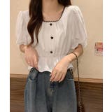 シャツブラウス 薄手トップス 韓国風 | ANGELCLOSET | 詳細画像3