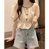 シャツブラウス 薄手トップス 韓国風 | ANGELCLOSET | 詳細画像7
