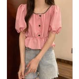 シャツブラウス 薄手トップス 韓国風 | ANGELCLOSET | 詳細画像9