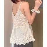 透かし編みキャミソール Vネックトップス | SUNSHINE CLOSET | 詳細画像5