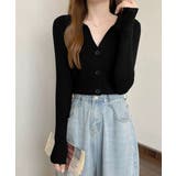 ニットトップス レディース Vネック長袖 | SUNSHINE CLOSET | 詳細画像2