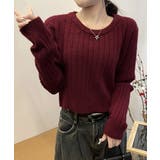 リブニット トップス きれいめ 長袖 | SUNSHINE CLOSET | 詳細画像3