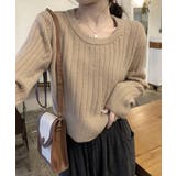 リブニット トップス きれいめ 長袖 | SUNSHINE CLOSET | 詳細画像6