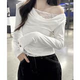 レース 長袖Tシャツ レディース 薄手 | ANGELCLOSET | 詳細画像4