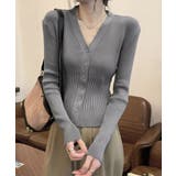 カーディガン vネック レディース韓国風 | SUNSHINE CLOSET | 詳細画像6 