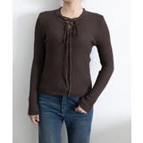 Vネックレースアップ 薄手長袖 トップス | SUNSHINE CLOSET | 詳細画像7