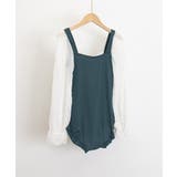 ワンピース水着 シースルー袖 体型カバー | SUNSHINE CLOSET | 詳細画像11 