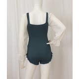 ワンピース水着 シースルー袖 体型カバー | SUNSHINE CLOSET | 詳細画像9 