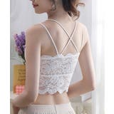 カップ付きキャミソール 総レースインナー | ANGELCLOSET | 詳細画像3