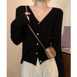 ニットカーディガンVネックニットトップス | SUNSHINE CLOSET | 詳細画像4 