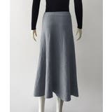 フレアニットスカート 着やせ 無地 秋冬 | SUNSHINE CLOSET | 詳細画像13 