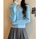リブニット トップス きれいめ 長袖 | SUNSHINE CLOSET | 詳細画像10 