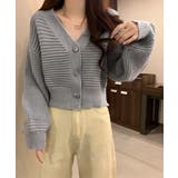 ニットカーディガン ショート丈 韓国風 | SUNSHINE CLOSET | 詳細画像8 