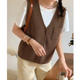 Vネックニットベスト ニットジレ 重ね着 | SUNSHINE CLOSET | 詳細画像11