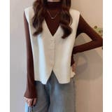 ニットベスト ニットジレ 重ね着 秋冬服 | SUNSHINE CLOSET | 詳細画像2 