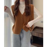 ニットベスト ニットジレ 重ね着 秋冬服 | SUNSHINE CLOSET | 詳細画像5 