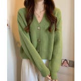 ニットカーディガン Vネック 長袖秋冬服 | SUNSHINE CLOSET | 詳細画像4 