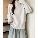 ニットトップス 体型カバー 長袖秋冬服 | SUNSHINE CLOSET | 詳細画像3 