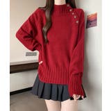 ニットトップス 体型カバー 長袖秋冬服 | SUNSHINE CLOSET | 詳細画像7 