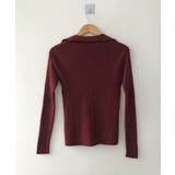 ポロニットトップス リブニット 韓国風 | SUNSHINE CLOSET | 詳細画像13